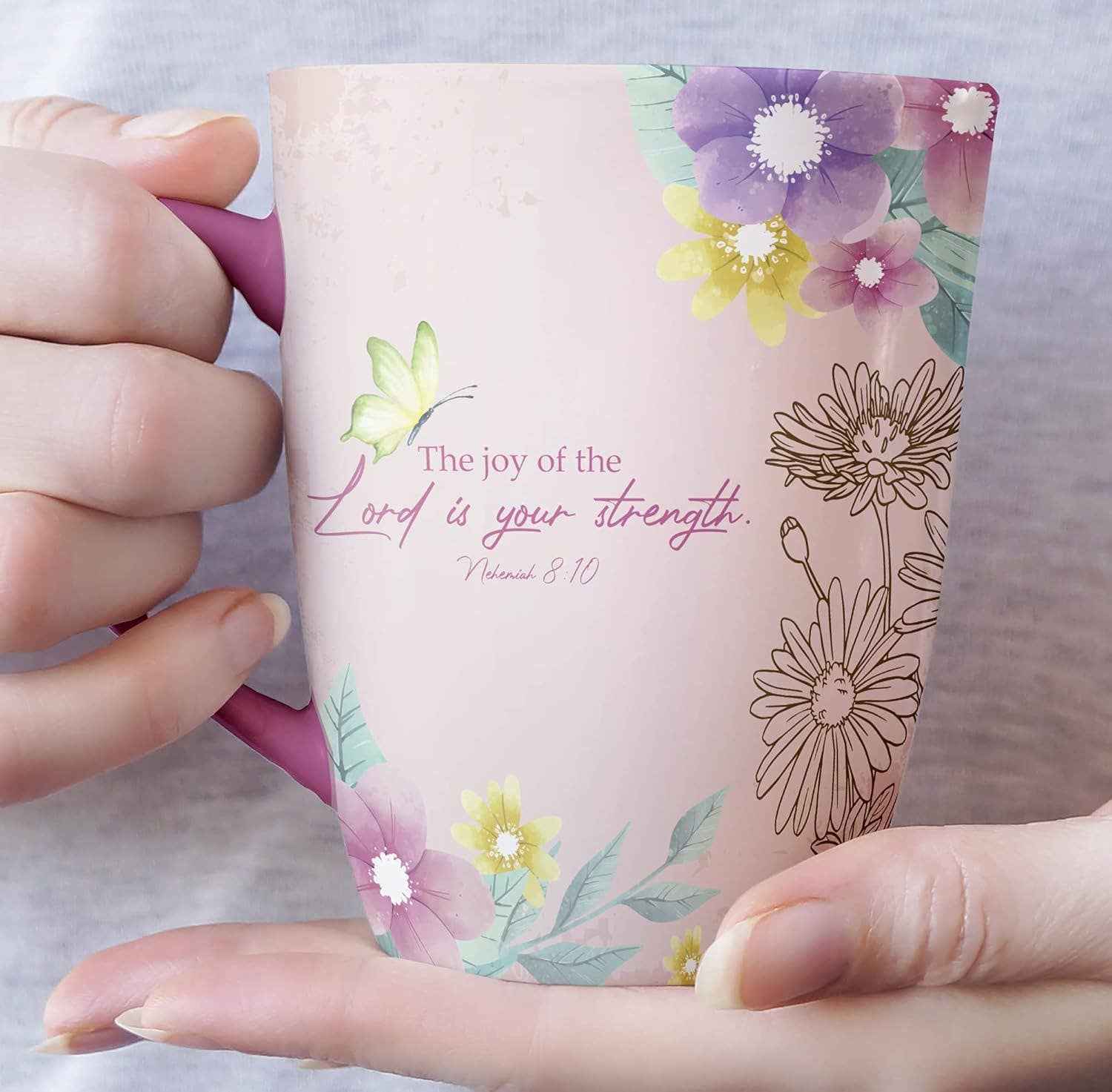 Christian Coffee Mugs Set of 6 – Bible Verse
