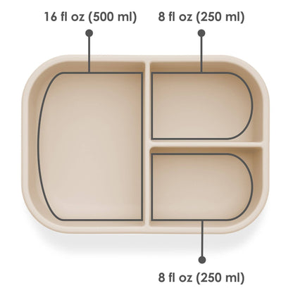 Leakproof Silicone Bento Box (Coco) Back to School