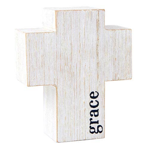 Wood Cross Grace