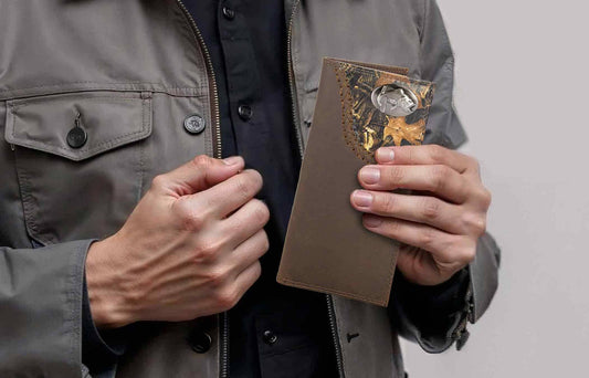 Buck Leather Roper Wallet: Realtree