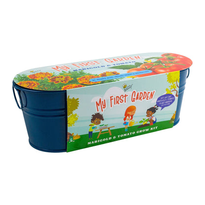 Mi primer alféizar de jardín: kit de cultivo de caléndula y tomate