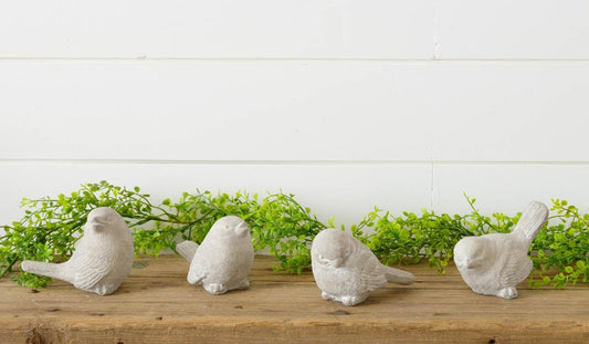 Cement Bird Figurines - sold separately
