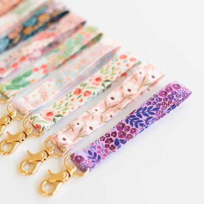 Spring Garden Wristlet Keychain