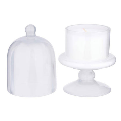 White Cloche Candle