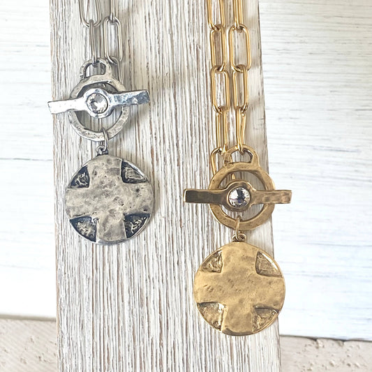 Lord’s Prayer religious medallion non tarnishing jewelry 