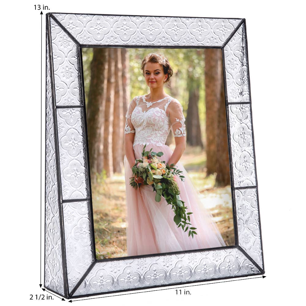 Vintage Glass Picture Frame
