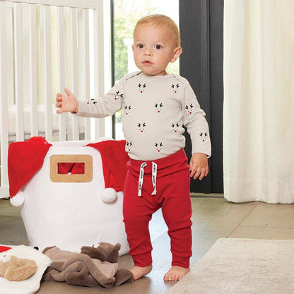 Long Sleeve Snapshirt - My First Christmas 6-12 Mo