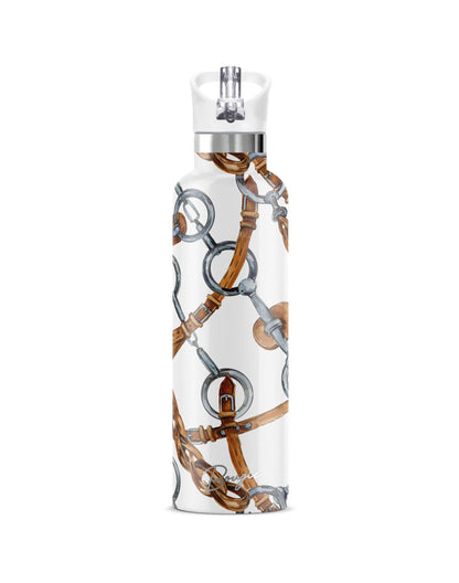 Equestri | Horse Tack Scarf Insulated Water Bottle 25oz