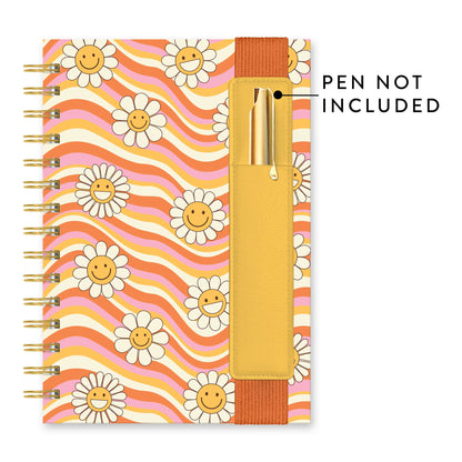 Cuaderno Waves of Melody Oliver con bolsillo para bolígrafo