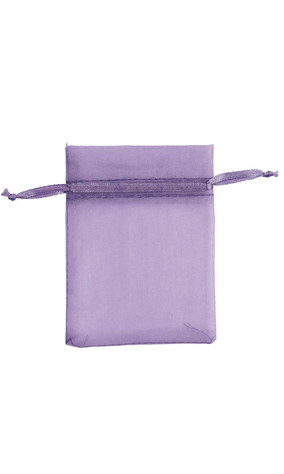 Organza Drawstring Pouch: Basil / Pack of 10 / 2" x 3"