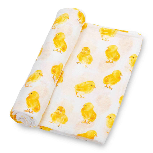 LollyBanks - Peep Peep Baby Muslin Swaddle Blanket
