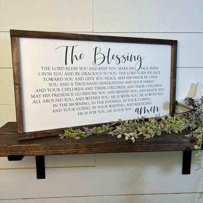 This Phrase of Life - The blessing - wood sign - mantle decor [FREE SHIPPING!]