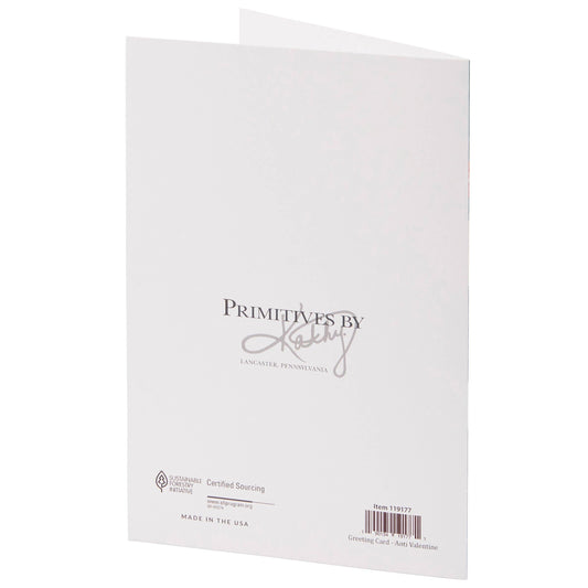 Anti Valentine Greeting Card