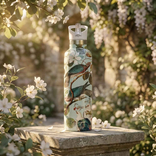 Enchanting | Bird & Garden Insulated Water Bottle Flask 25oz