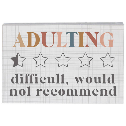 Adult Half Star Sm Sign