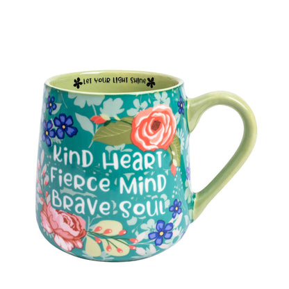 Divinity Boutique - Mug: Kind Heart, Fierce Mind, Brave Soul