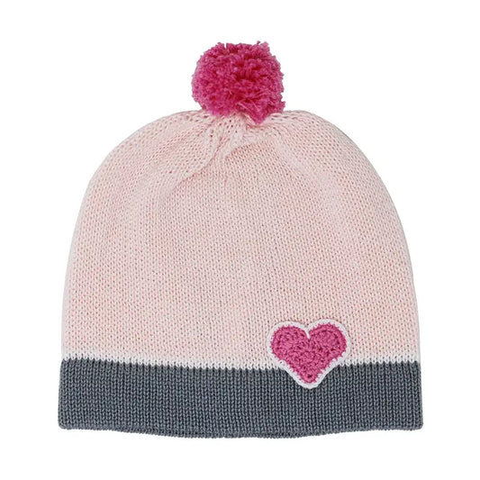 Valentine Heart Baby Hat - Pink