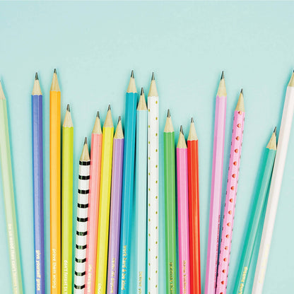 Taylor Elliott Designs - *ON SALE* Pencil Set - Motivational - Asst Colors - 22 Pcs