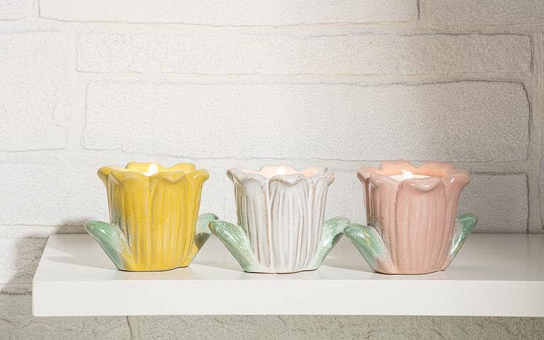Tulip Taper Holder-Assorted-sold separately