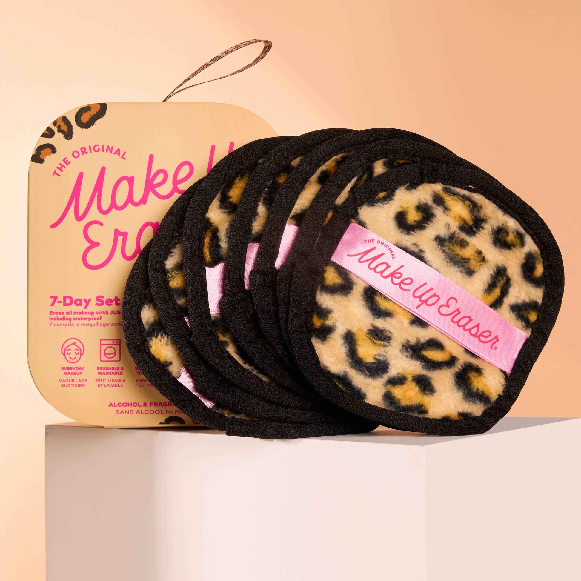 The Original MakeUp Eraser - Leopard 7-Day Set | MakeUp Eraser