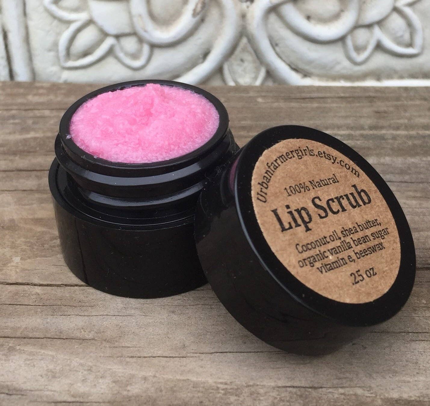 Exfoliante labial Cherry Berry de 1 oz, hidratante y abrillantador