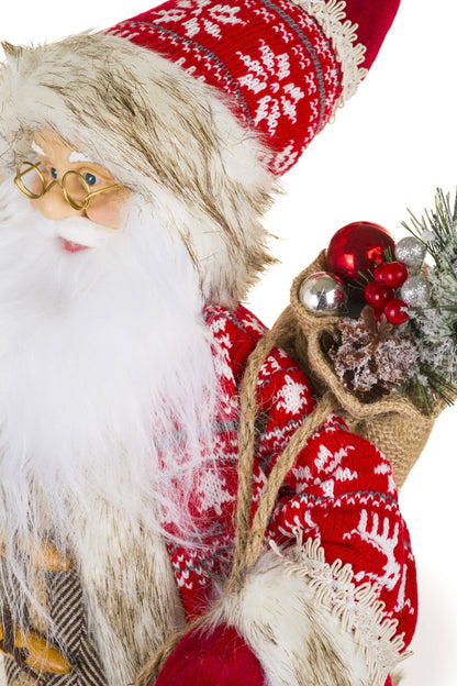 NEW-Red/Grey Santa
