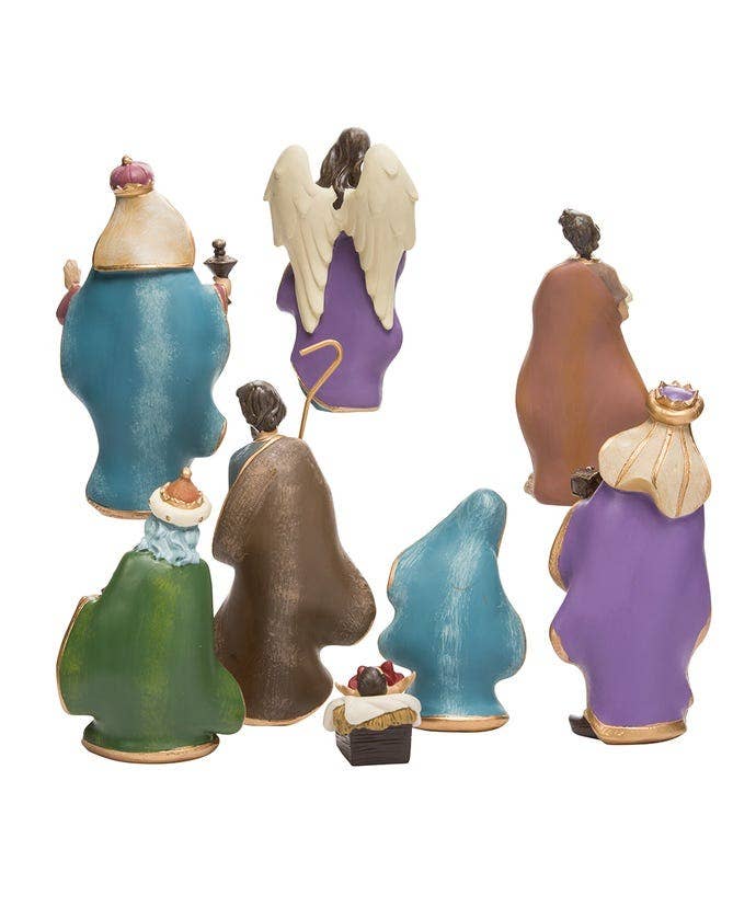 6.25"RESIN NATIVITY SET 8PC