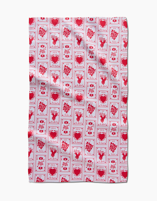 Geometry - The Lovers Tea Towel