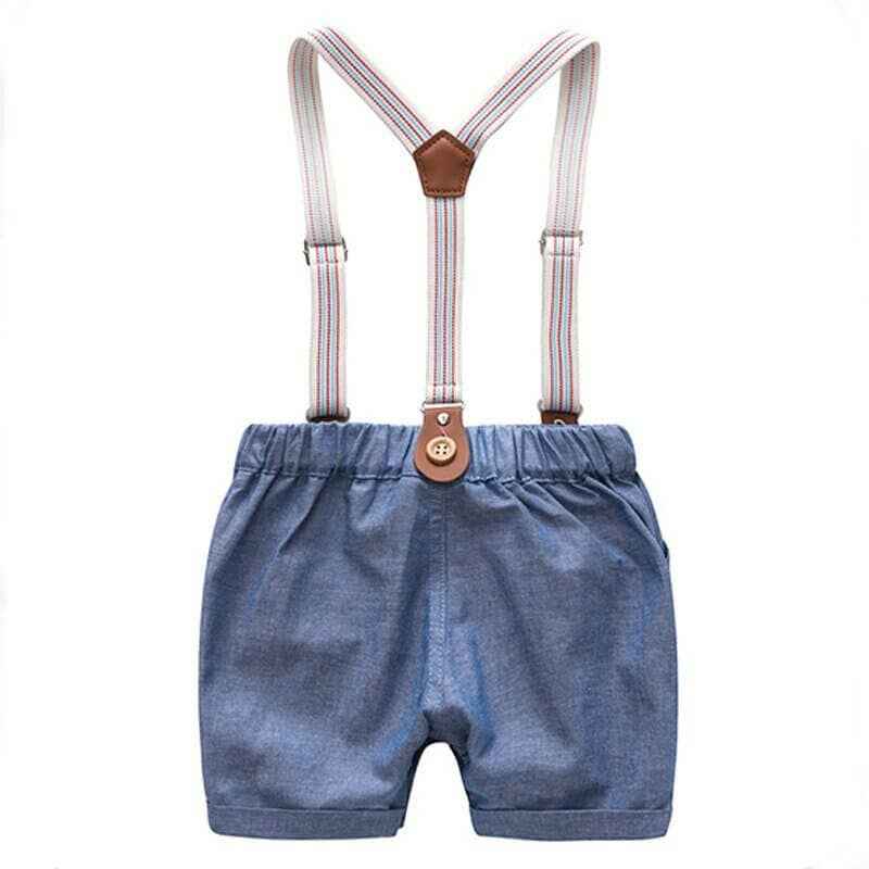 Baby Boy Clothes Party Suits: Blue / 12M