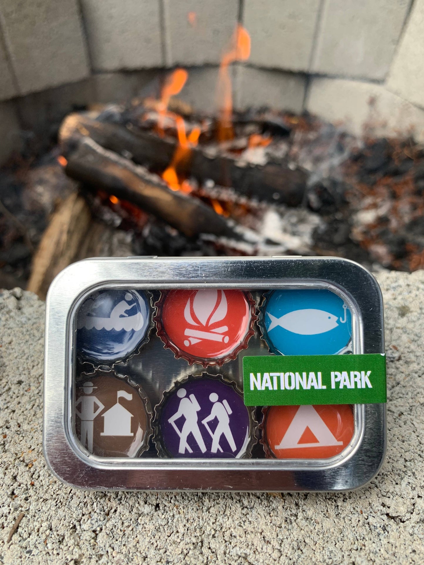 National Park Magnets - Spring decor, Handmade & Eco-friend 