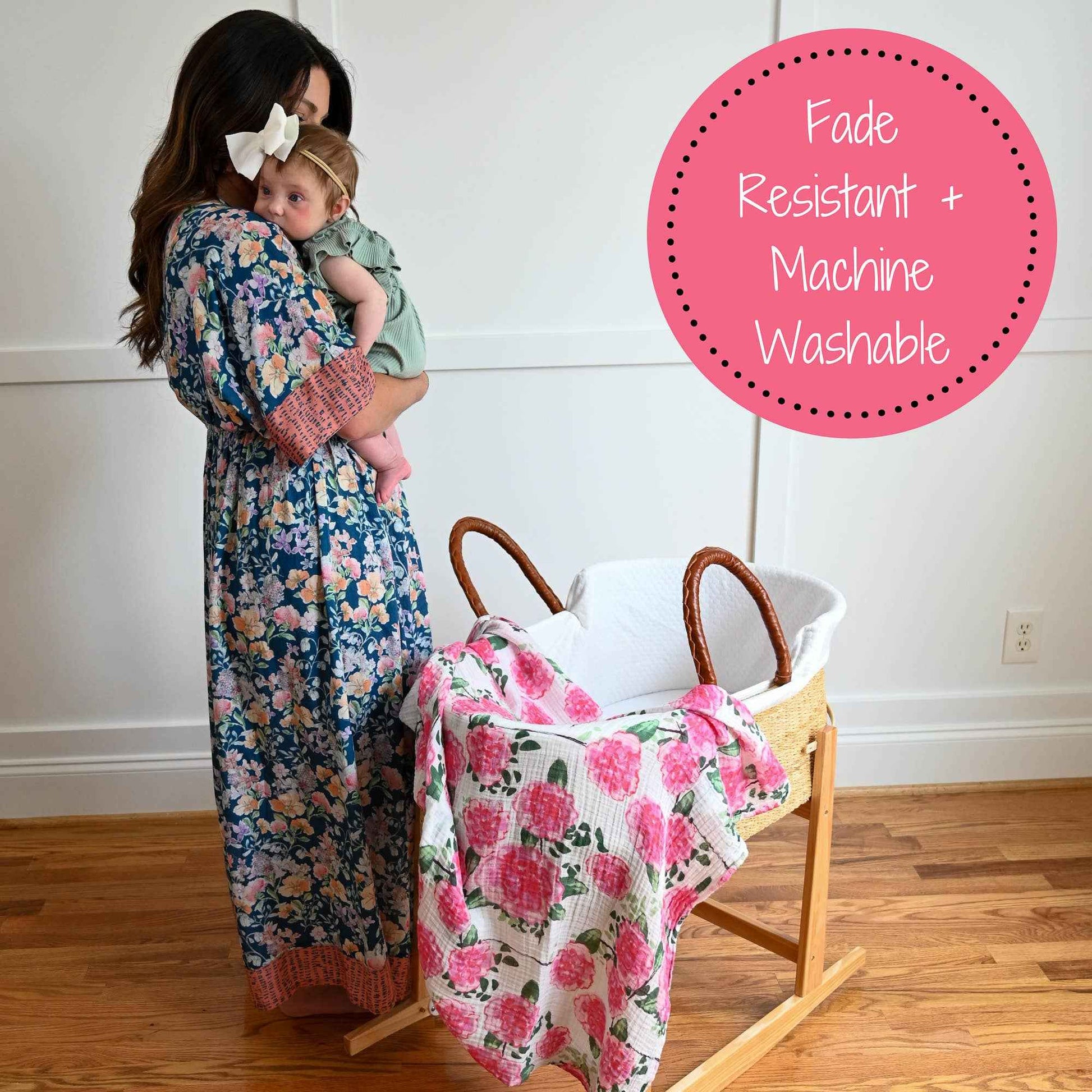 LollyBanks - Live Life in Full Bloom Baby Muslin Swaddle Blanket
