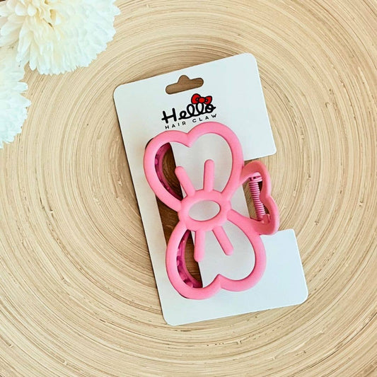 Hello Hair Claw Bow Clip | Novelty Gift | Hair Accessory