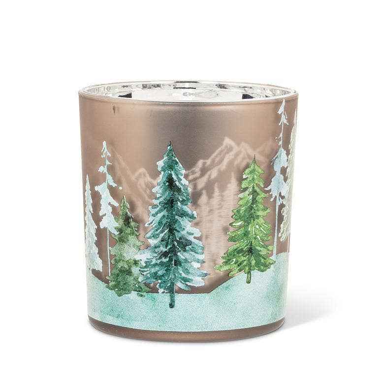 Small Frost Trees Votive