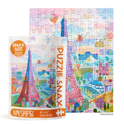 Paris Eiffel Tower 100 Piece Jigsaw Puzzle
