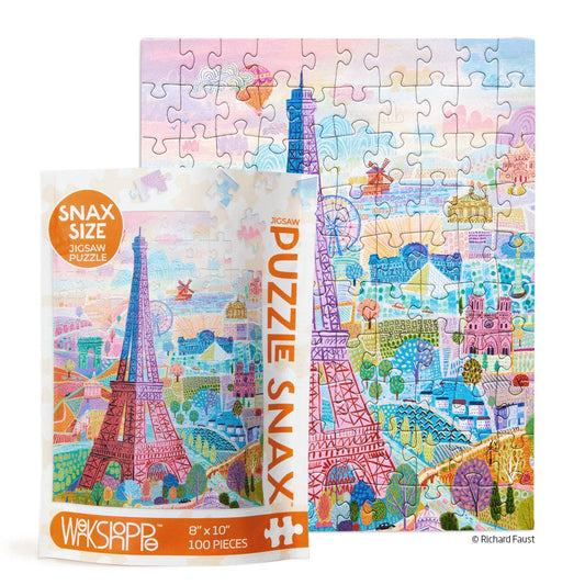 Paris Eiffel Tower 100 Piece Jigsaw Puzzle