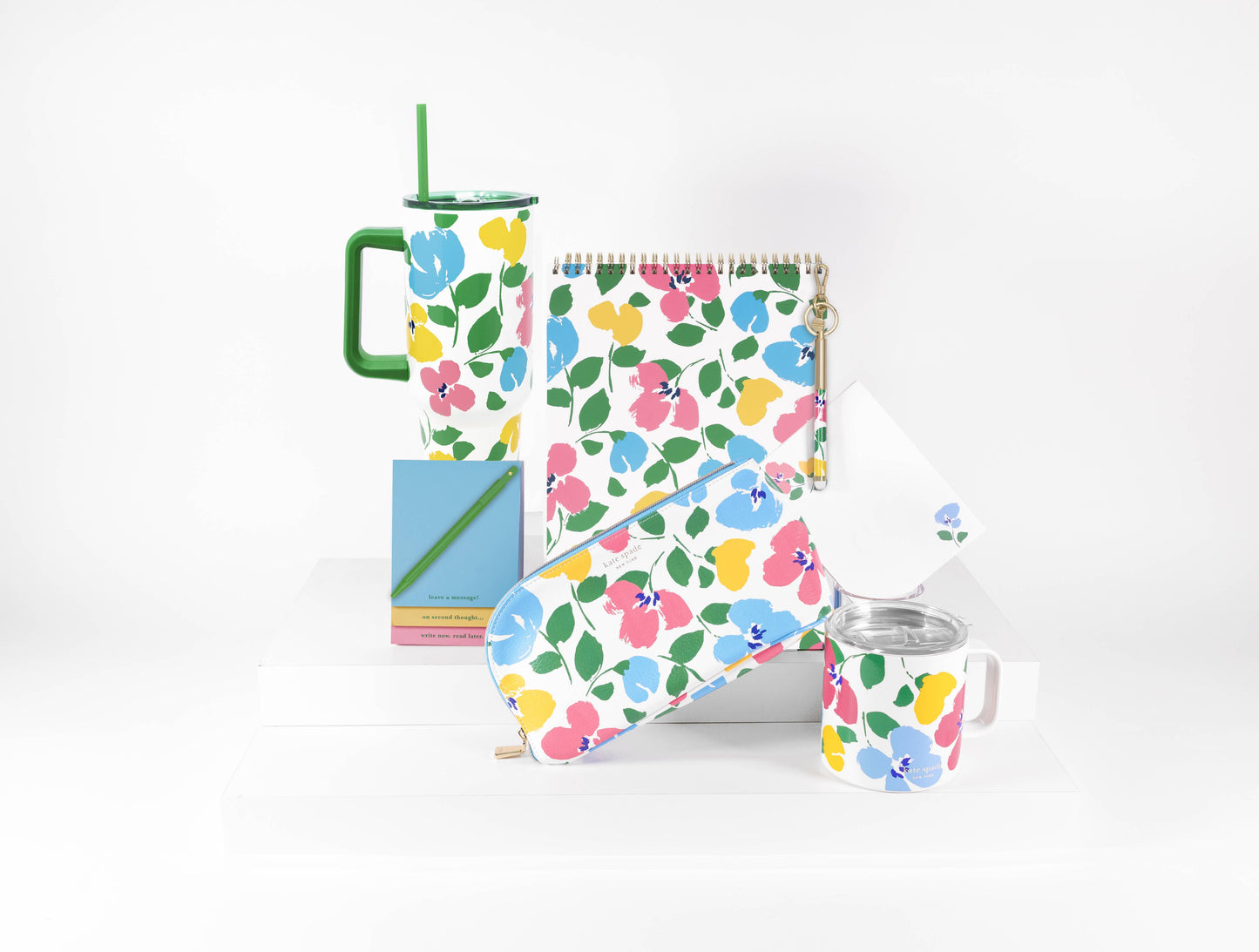 Kate Spade New York - Stacked Notepad, Painterly Bouquet