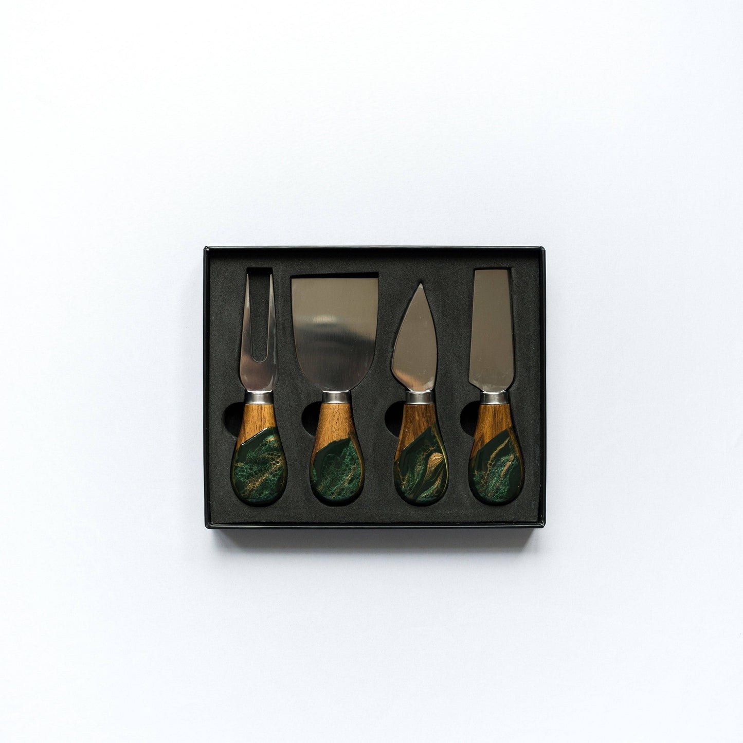 Resin Coated Cheese Knife Set of 4
