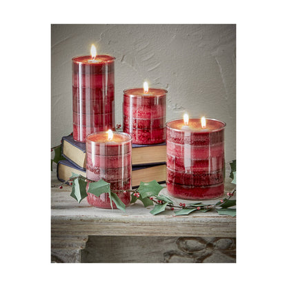 Pillar Candle Fragrance Fusion, Red 3.3"