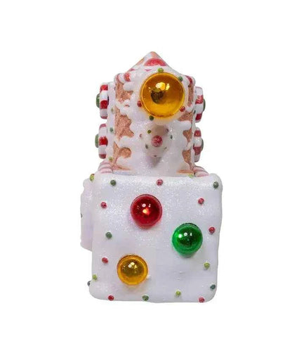 7.5" BO USB LED Santa Train+Spin Water