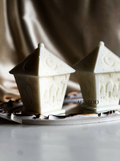 Ramadan Lantern Islam Candle 5.5x3.5in - Religion