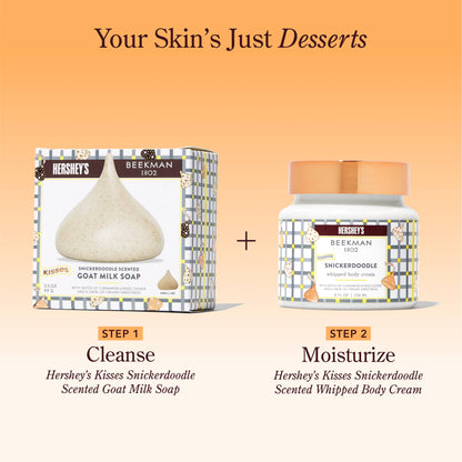 Beekman 1802 - HERSHEY'S KISSES SNICKERDOODLE BAR SOAP 3.5OZ