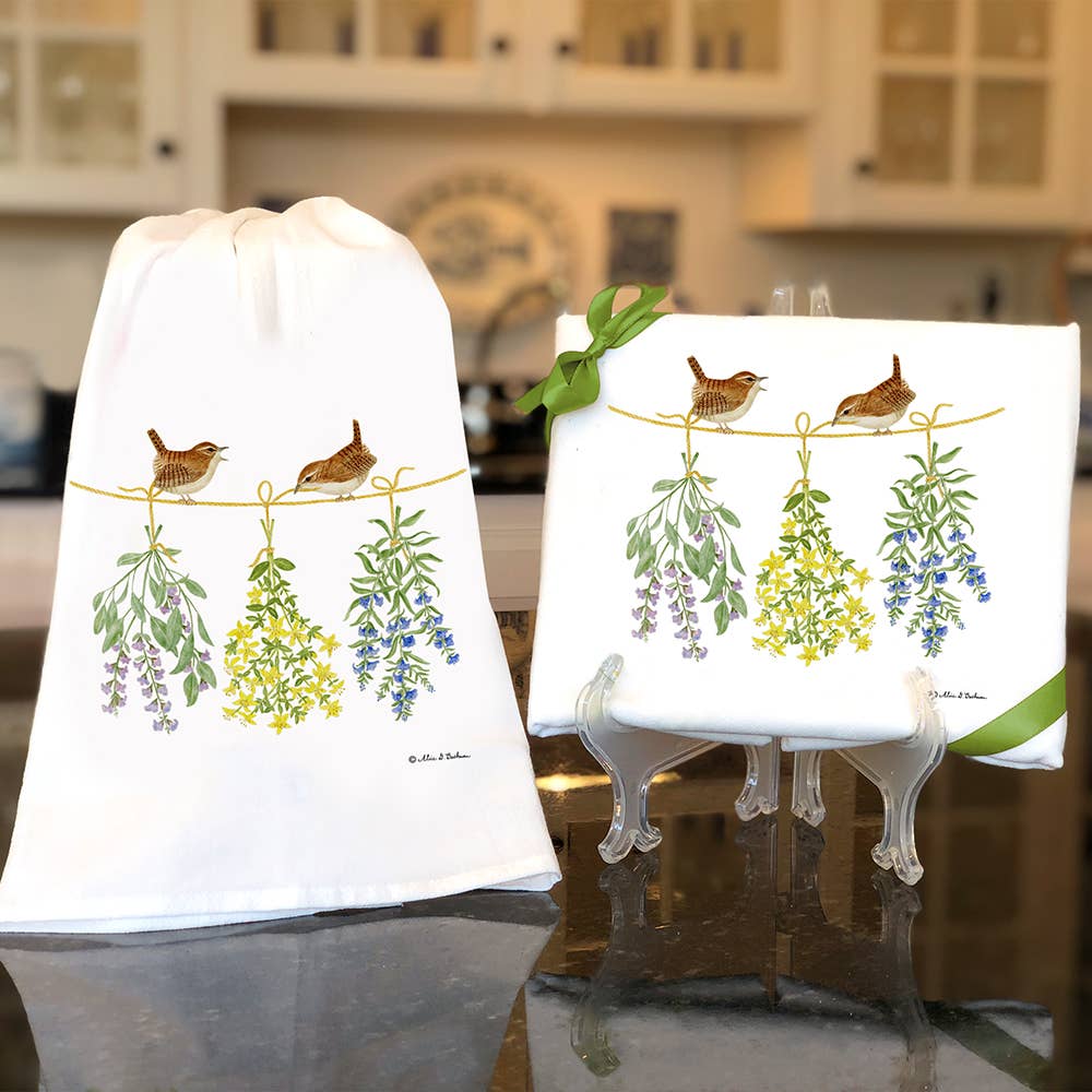 Single Flour Sack Towels U34-473 Queen Bee