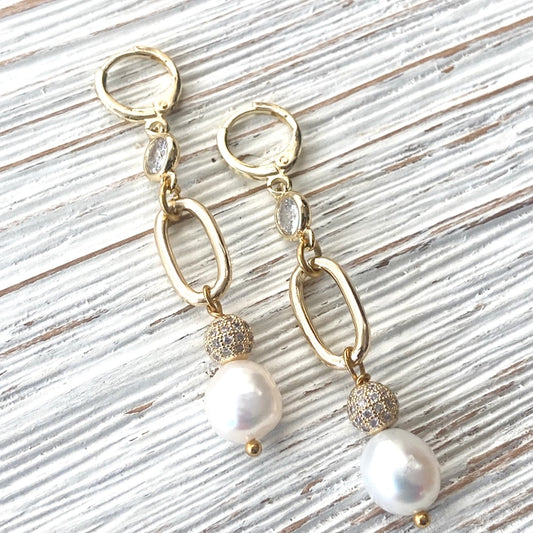 Fresh Water Pearl Earrings