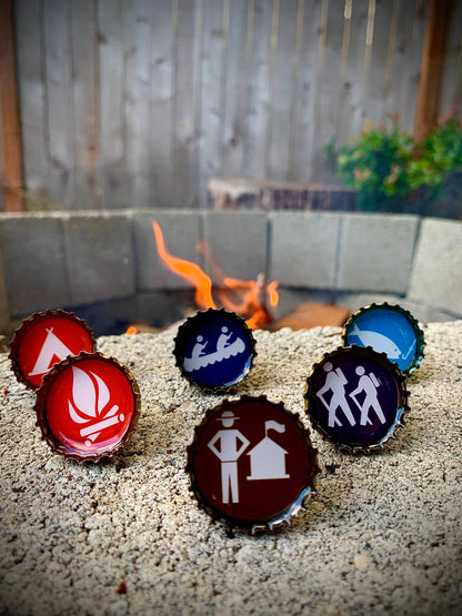 National Park Magnets - Spring decor, Handmade & Eco-friend 