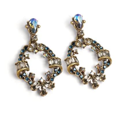 Crystal Loop Earrings