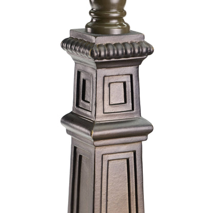 25" Bronze Finish Polyresin Table Lamp Base