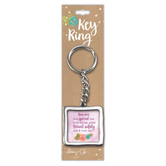 Square Key Rings -Assorted