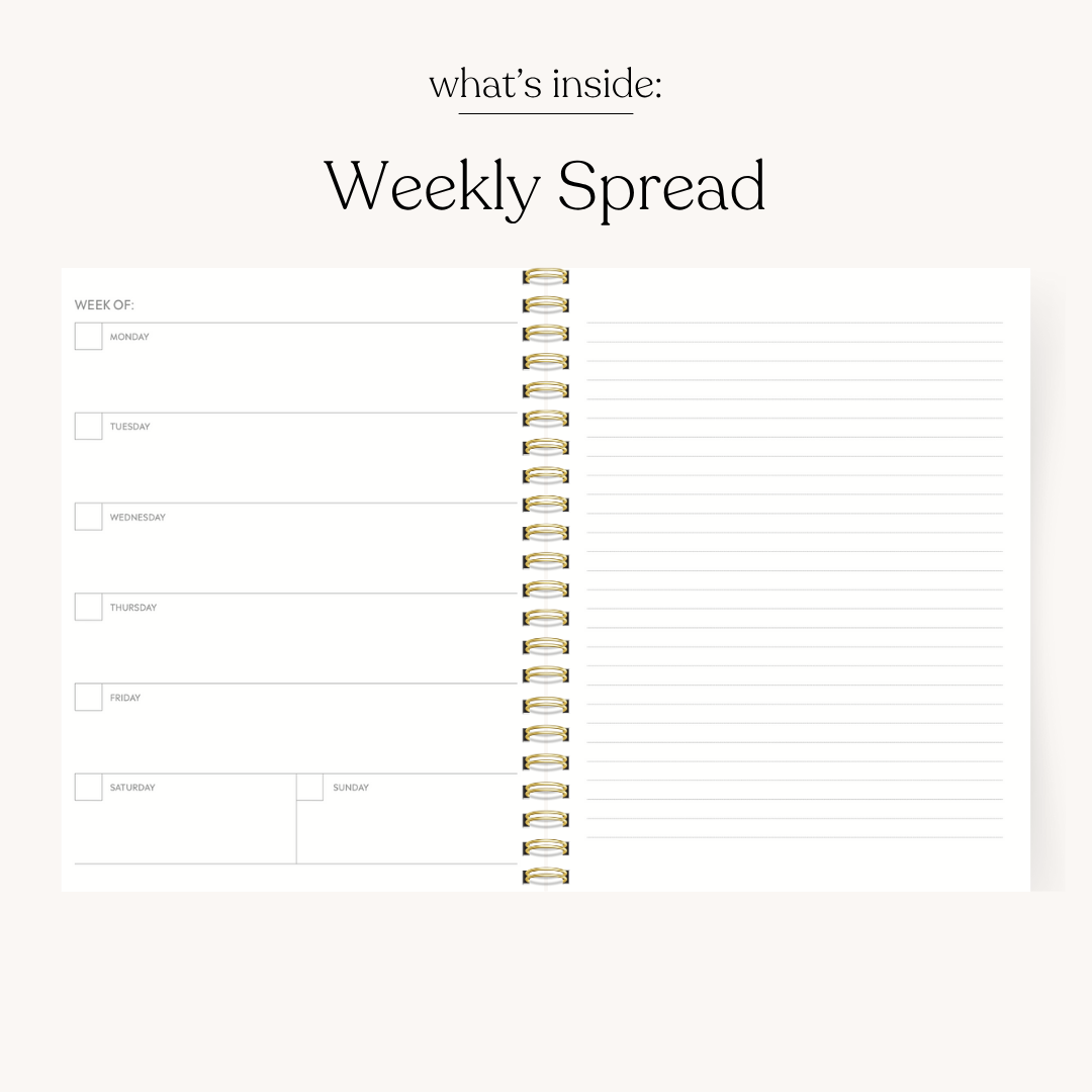 Elyse Breanne Design - Pressed Floral Undated Planner