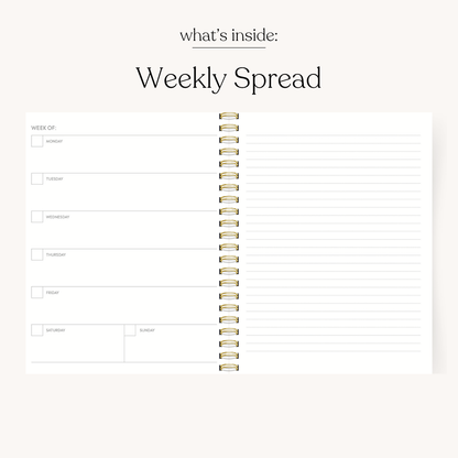 Elyse Breanne Design - Pressed Floral Undated Planner