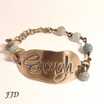 Enough - Inspirational Bracelet